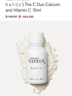 Agent Nateur holi(c) The C Duo Vitamin C Serum Bottle - White